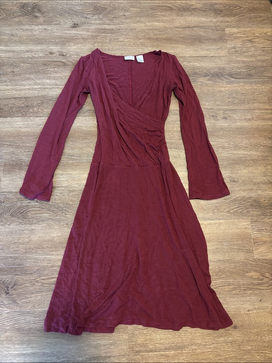 Spiegel Dresses & Skirts - women’s maroon long sleeve dress